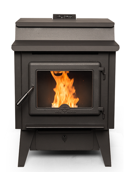 True North TN40 Pellet Stove - High Efficiency EPA Certified Wood Pellet Heater for Home Heating | Perfect for Living Rooms, Cabins & Off-Grid Spaces
