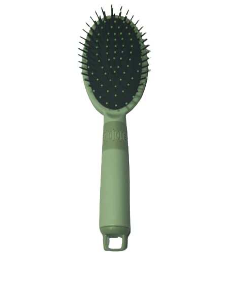 2-Pack Oval Paddle Hair Brush Set for Men & Women - Detangling, Styling & Hair Growth - Perfect for Home, Salon & Travel Use