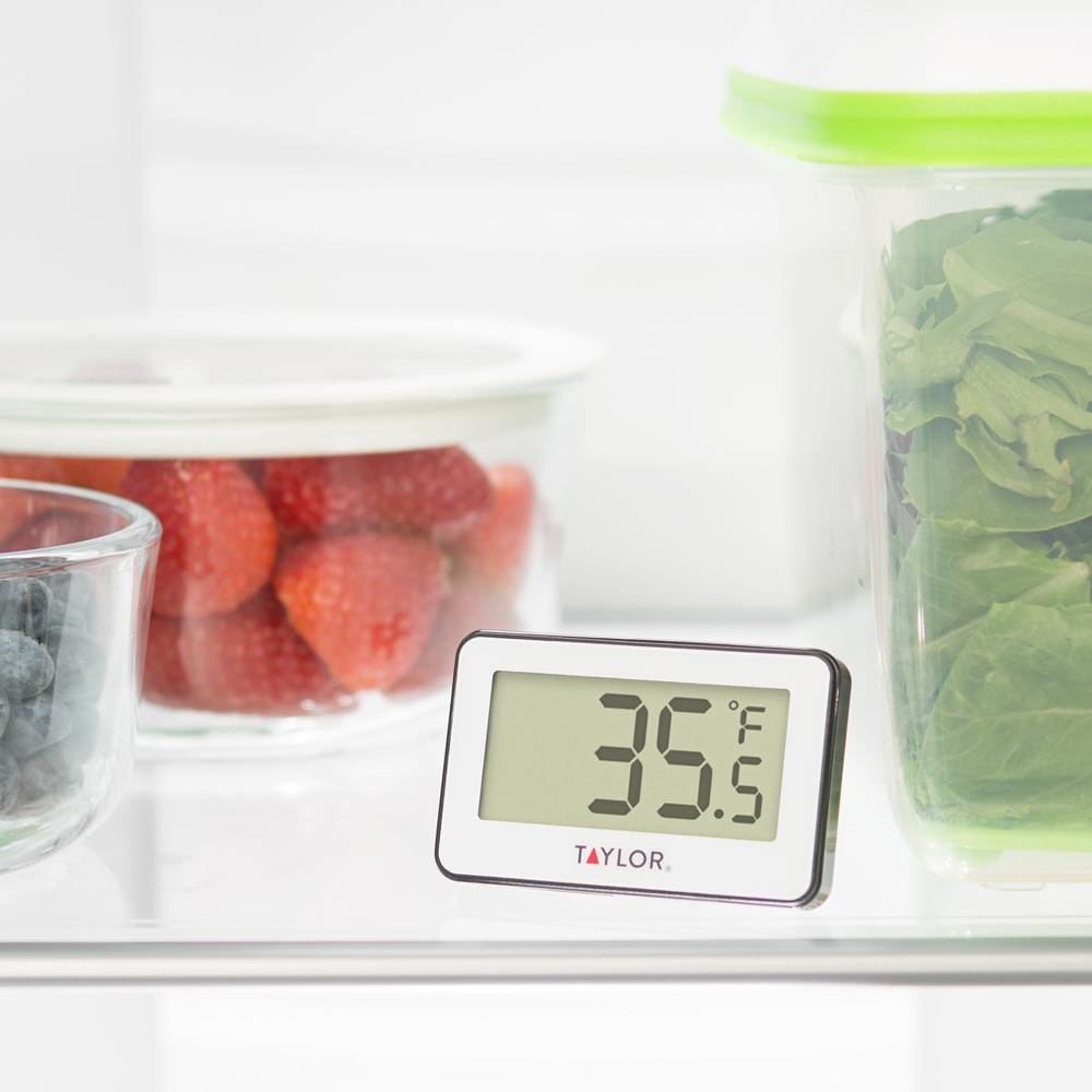 Digital Refrigerator Freezer Thermometer - Accurate Temperature Monitor for Food Safety & Storage - Perfect for Kitchen, Home, Restaurant & Commercial Use