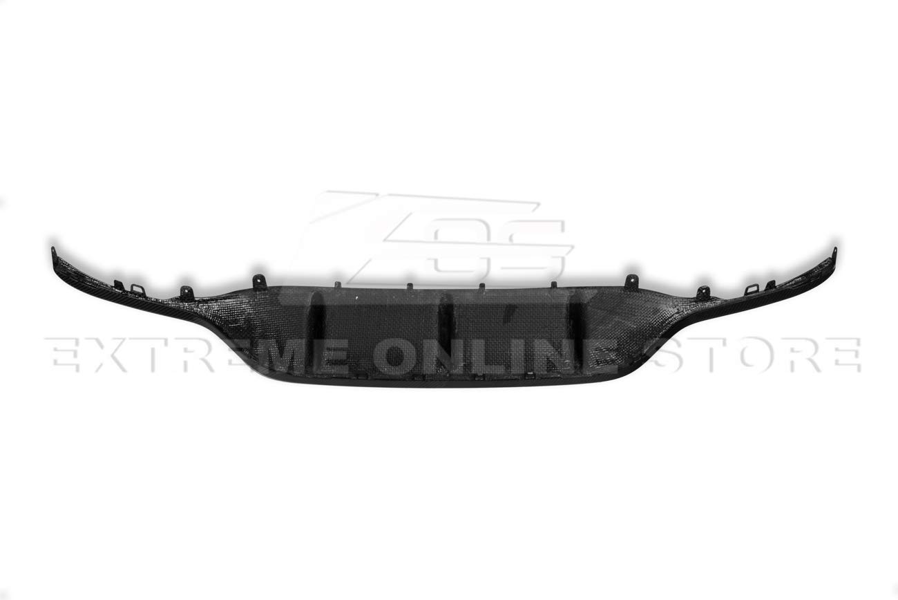 2015-2018 Mercedes Benz W205 C-Class AMG Sport Style Carbon Fiber Rear Bumper Lower Diffuser Replacement - Upgrade Your Car's Aerodynamics & Style for Street Racing & Show Car Events