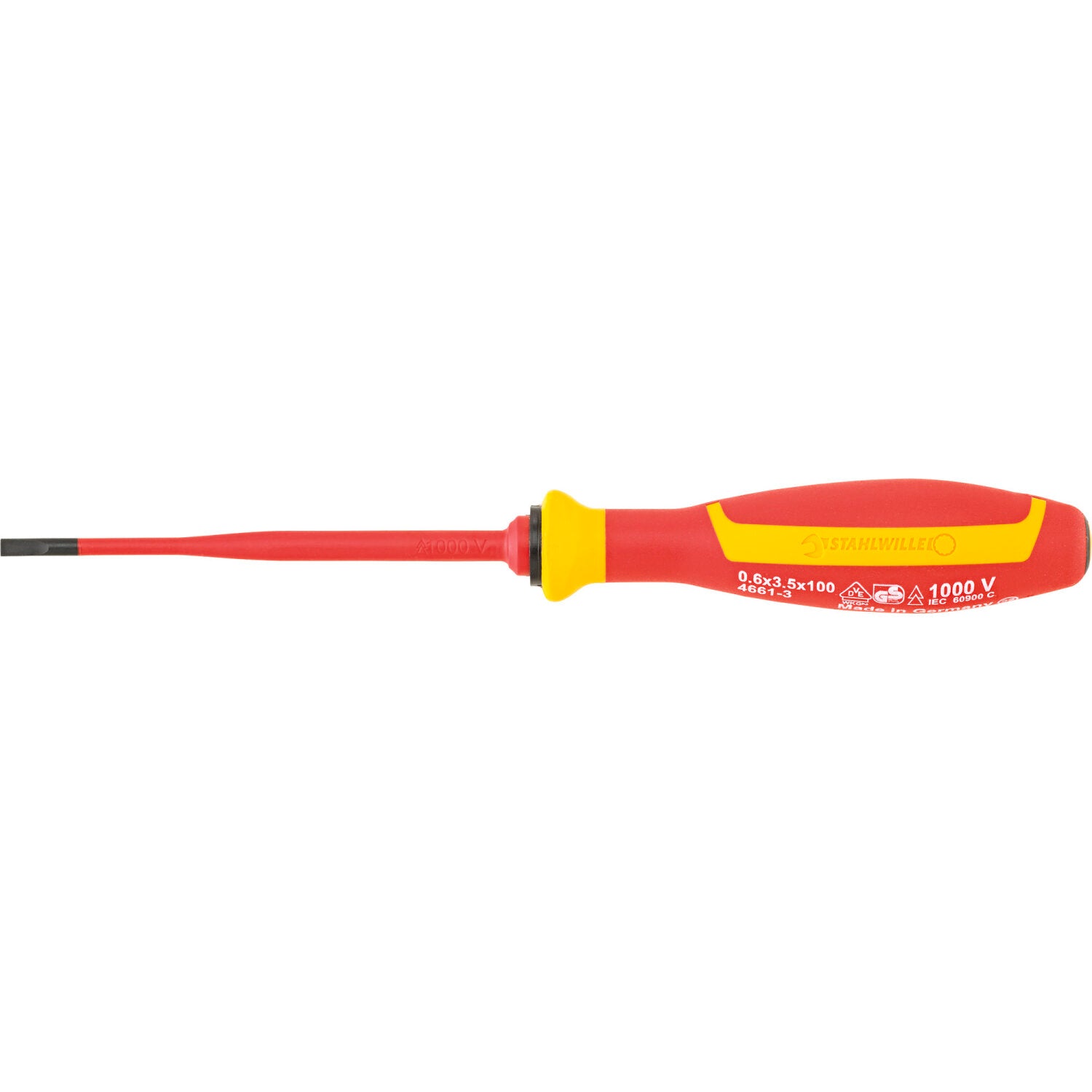 Stahlwille 96838814 VDE Insulated Screwdriver Set DRALL+ - Professional Electrician Tools for Safe Electrical Repairs and DIY Projects