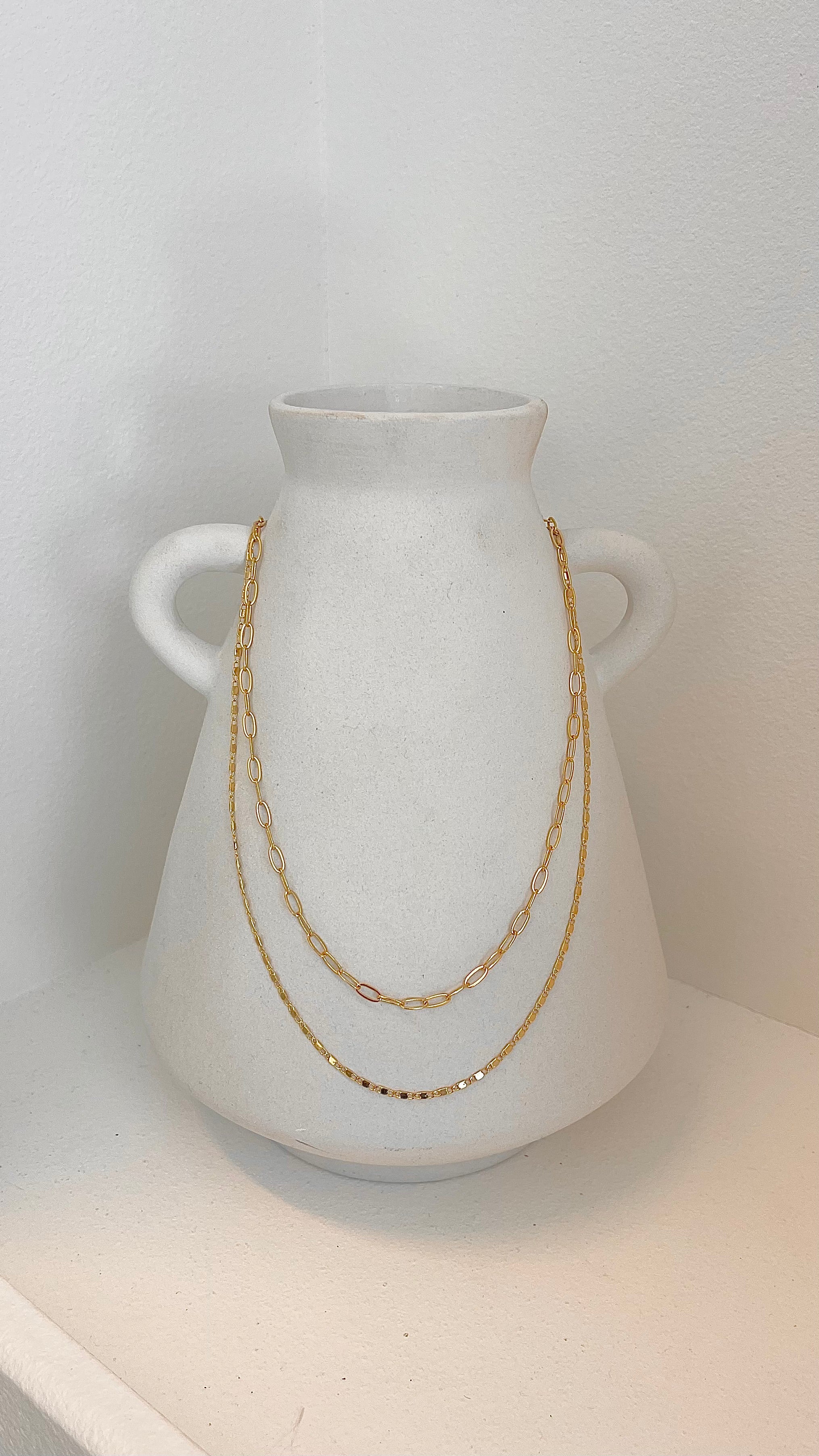 18K Gold Plated Layered Necklace for Women - Elegant Dainty Fine Jewelry for Everyday Wear, Gifts & Special Occasions