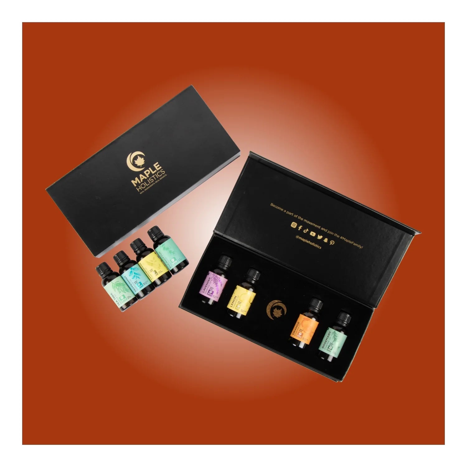 1 OZ Premium Essential Oils Set - 100% Pure Aromatherapy Oils for Diffusers, Massage & Relaxation - Perfect for Home Spa, Yoga & Stress Relief
