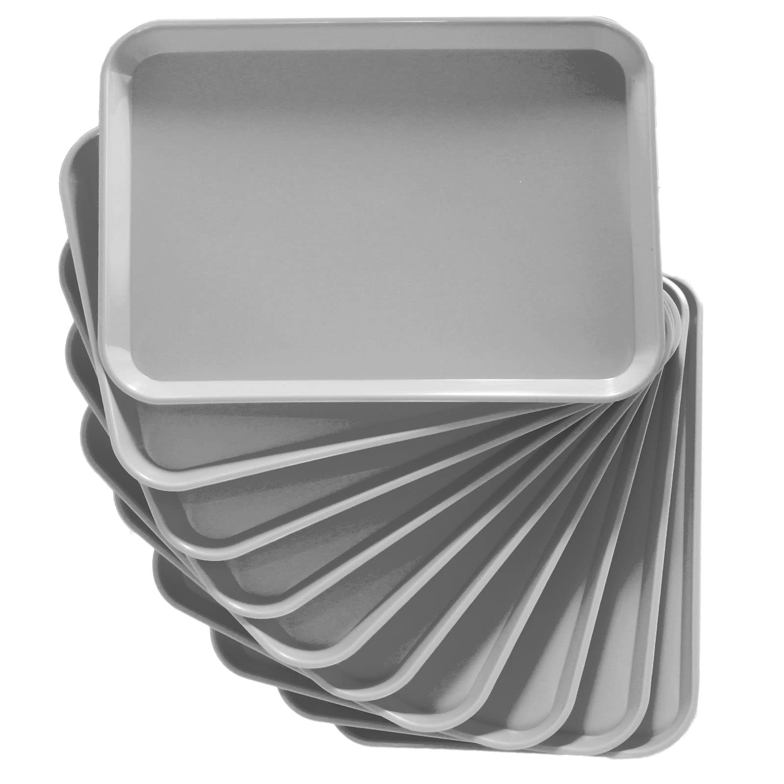 20Pcs Autoclavable Dental Procedure Tray Set - Lockable B-Lok Flat Trays Size B (13.25