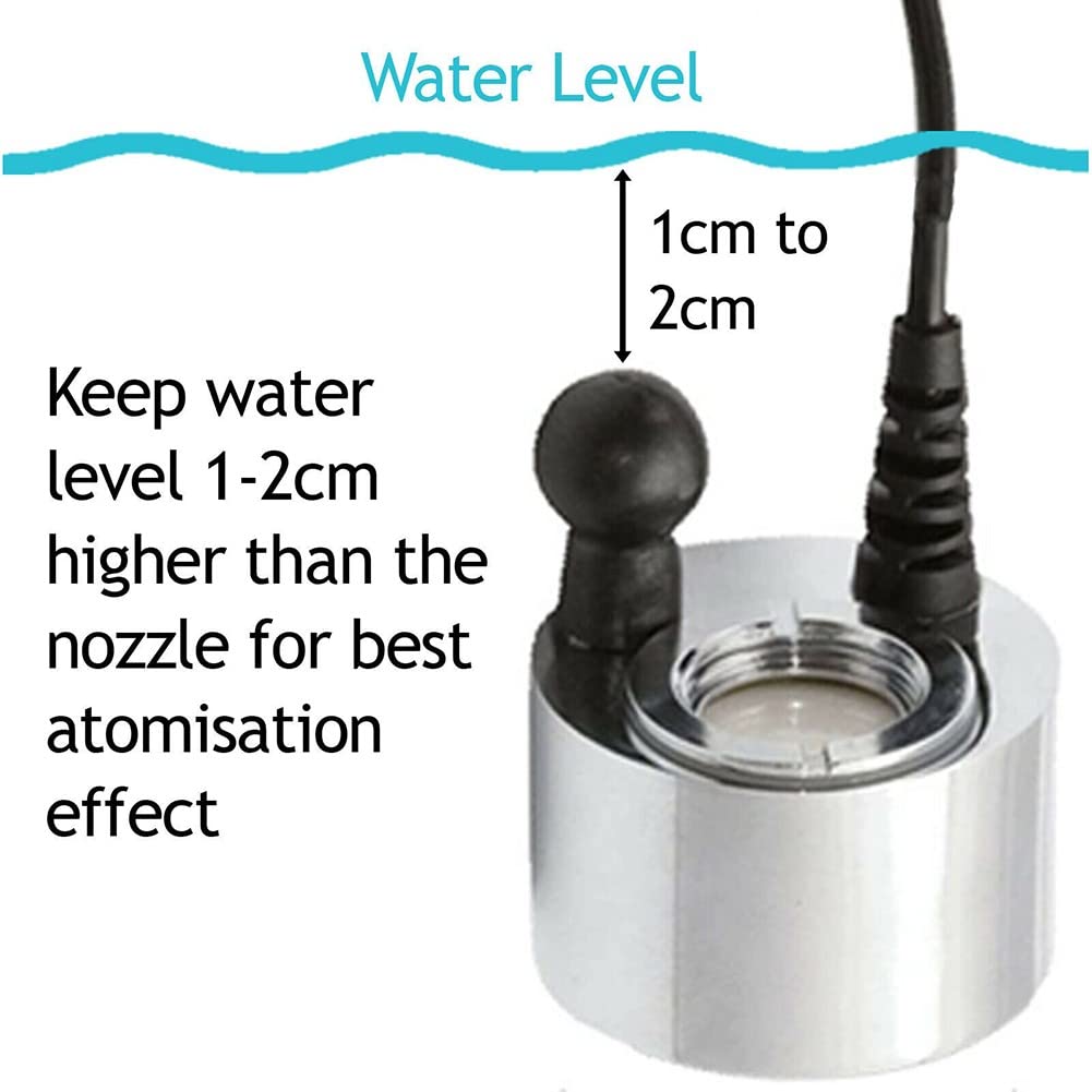 Dimplex M-011B M011B Heater Replacement Electric Fire Transducer Glass Disk - Compatible with Optimyst Ultrasonic Atomizer Single Head - Perfect for Fireplace Heaters and Home Decor