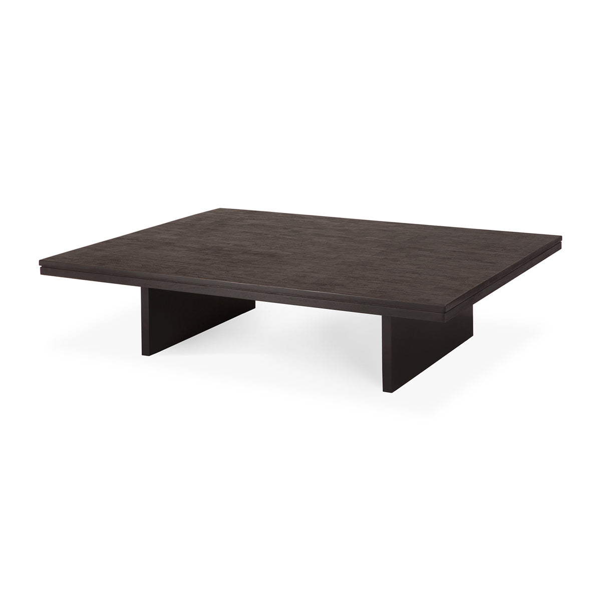 Modern Wooden Coffee Table with Unique Grooves - Perfect for Living Room, Lounge & Home Decor