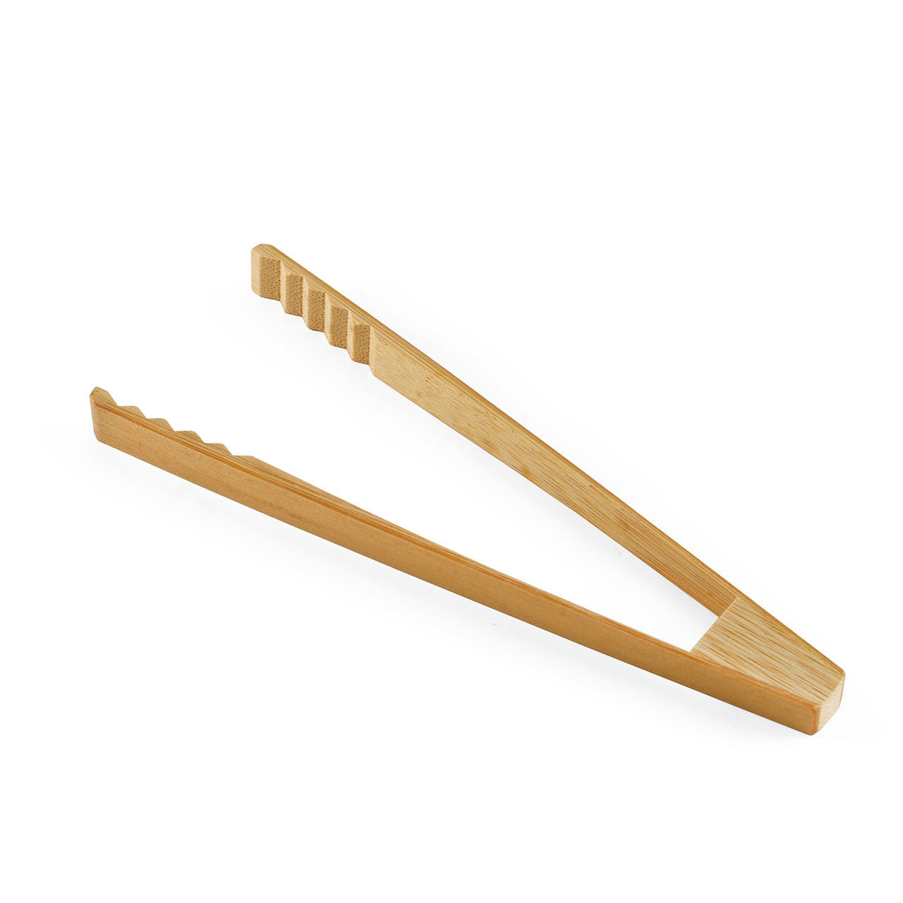 Bamboo Ice Tongs Set of 7 - Eco-Friendly Reusable Ice Cube Grabber for Cocktails, Beverages & Party Serving - Perfect for Home Bars, Kitchen & Outdoor BBQ