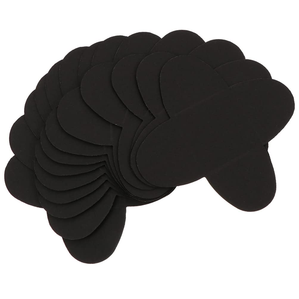 DOITOOL 200Pcs Black Kraft Paper Chocolate Wrapper Cups - Square Flower Truffle Wrappers, Baking Cups & Dessert Holders for Candy, Cake, Wedding Favors, Party Decorations