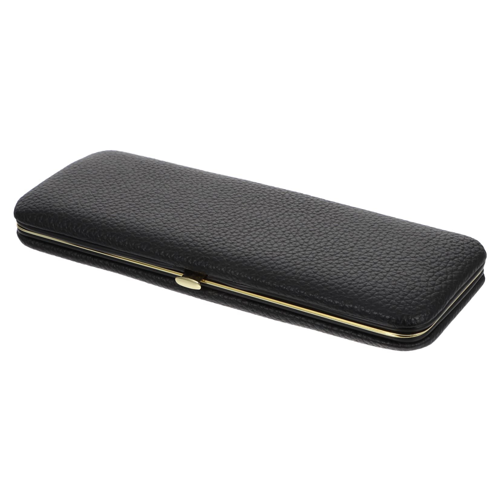 FOMIYES Magnetic Beauty Storage Box - Black Cosmetic Organizer for Eyelash Extensions, Tweezers & Accessories | Portable Makeup Case for Salon, Travel & Home Use
