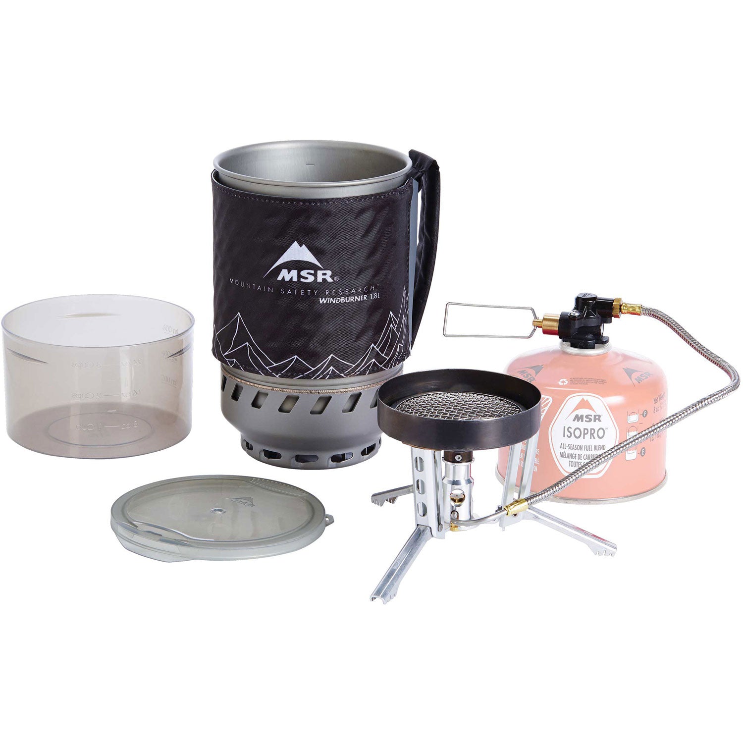 MSR WindBurner Duo Stove System - Compact Camping Stove for Backpacking & Outdoor Cooking - Perfect for Hiking, Camping & Backcountry Adventures