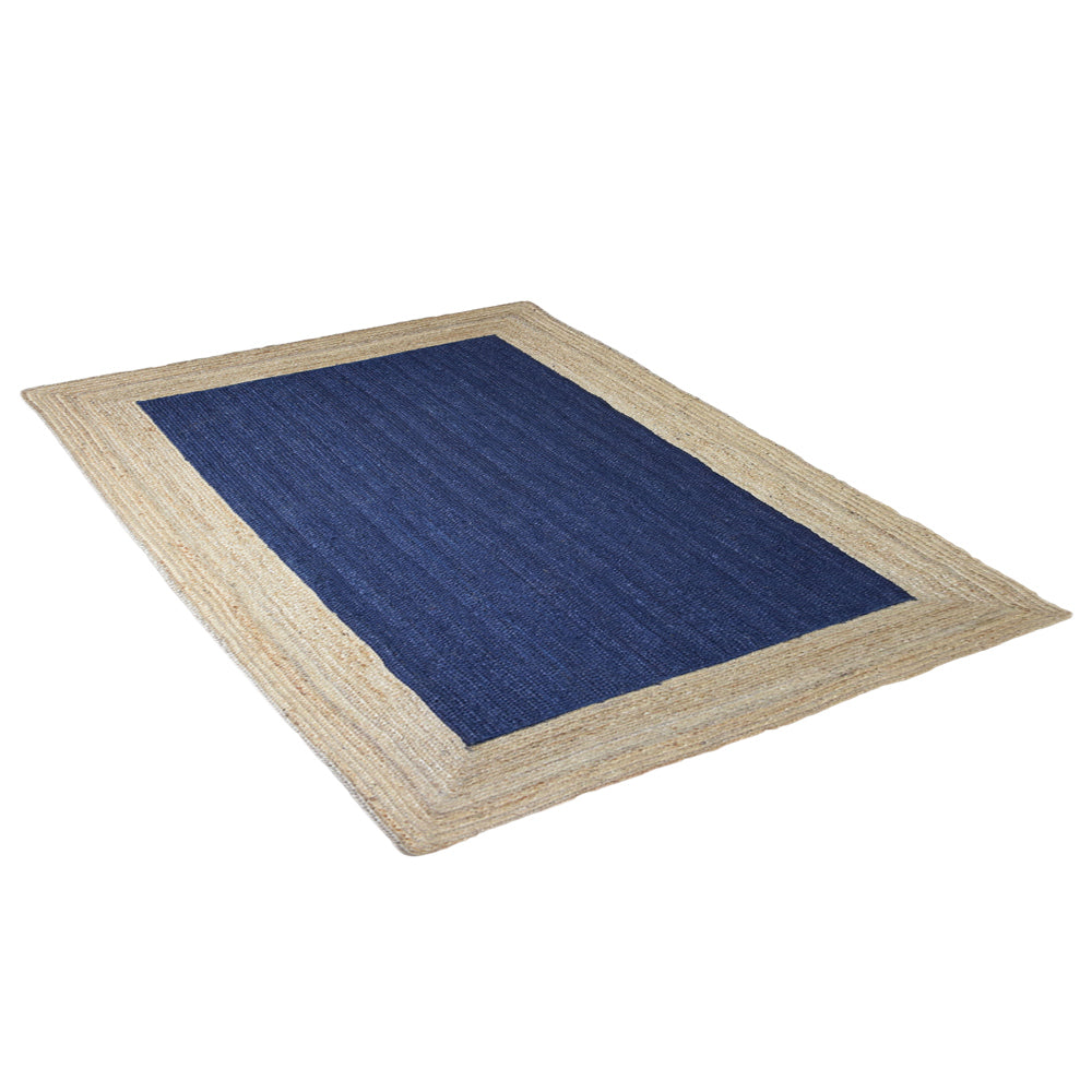 Handwoven Jute Braided Rug - Natural Eco-Friendly Floor Mat for Living Room, Bedroom, or Patio Decor