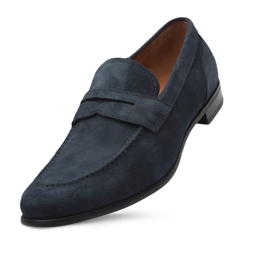 Navy Suede