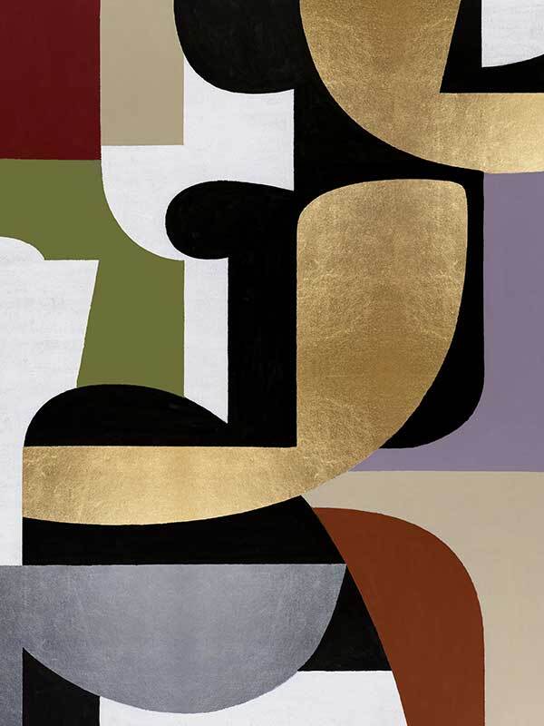 Converging II Canvas Art Print - Modern Abstract Wall Decor for Living Room, Bedroom & Office - Perfect for Home & Office Decor
