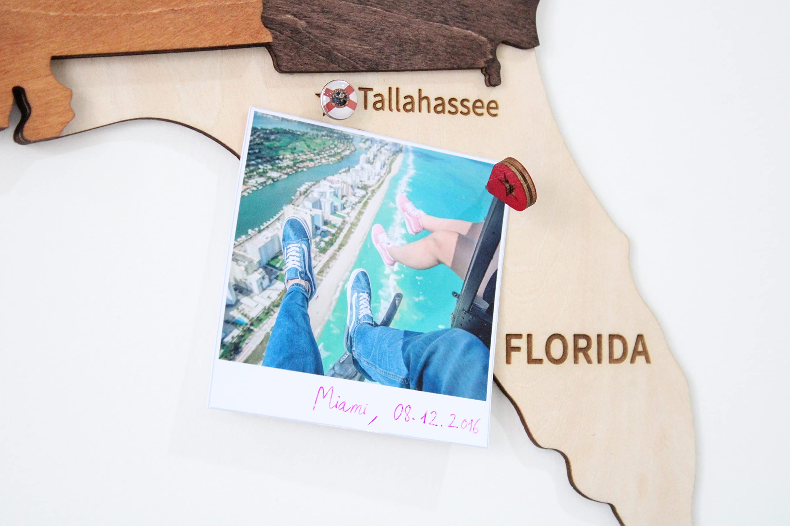Jabihome 3D Wooden USA Map Wall Art - Large 60