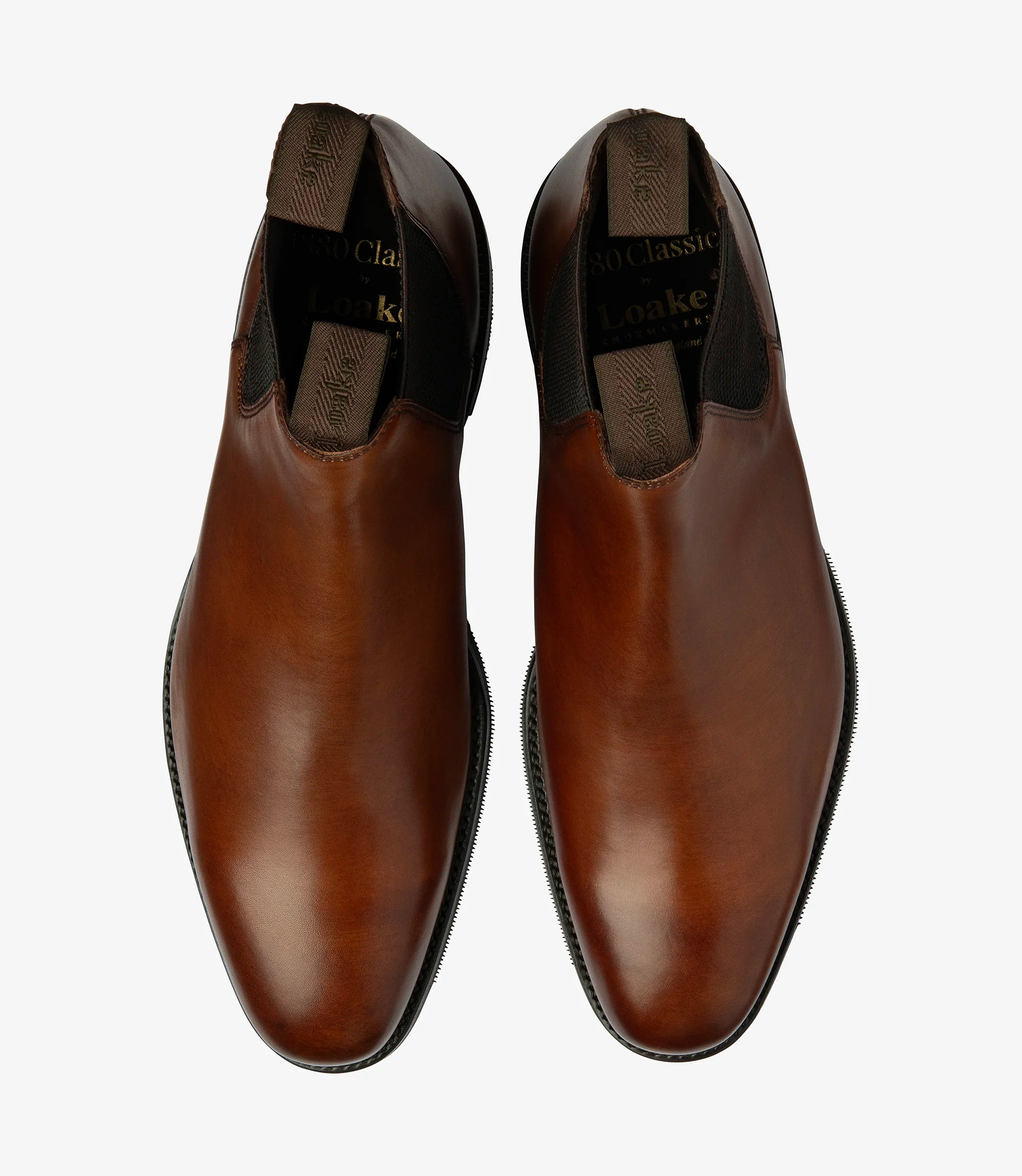 Loake Emsworth Men's Leather Dress Shoes - Classic Oxford Style for Business & Formal Occasions
