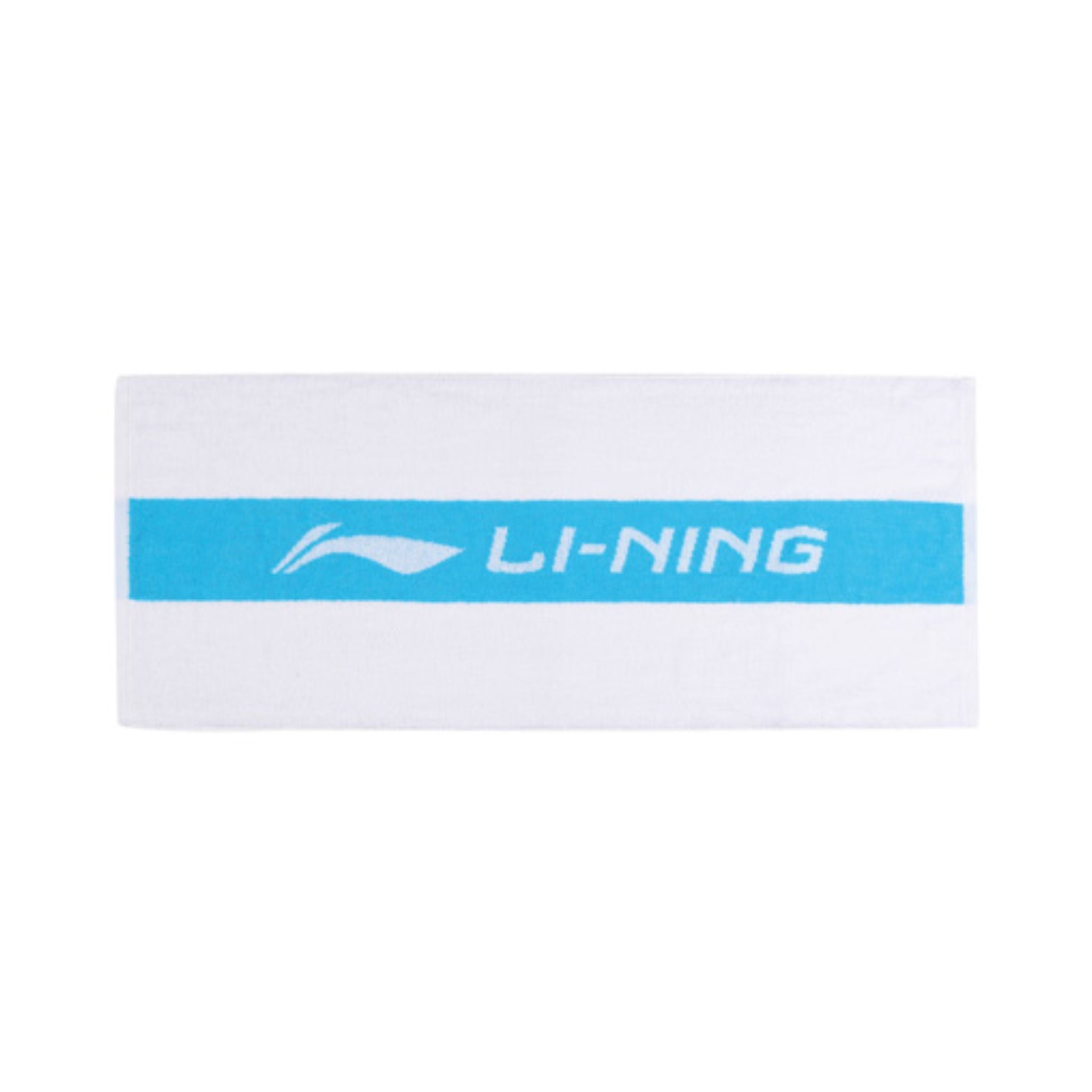 Li Ning Sports Towel AMJT007 - Quick Dry Gym Towel for Workout, Yoga & Running - White & Blue - Perfect for Fitness, Training & Sports Accessories