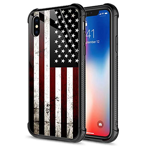 Black Grunge American Flag