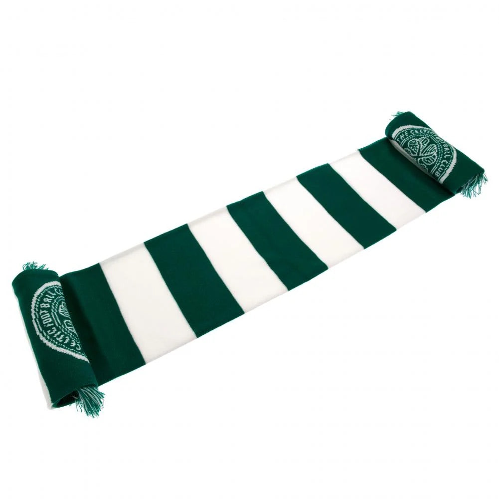 Celtic Narrow Bar Scarf - Traditional Irish Wool Tartan Plaid Wrap for Men & Women - Perfect for Pub Nights, Football Games and Winter Fashion