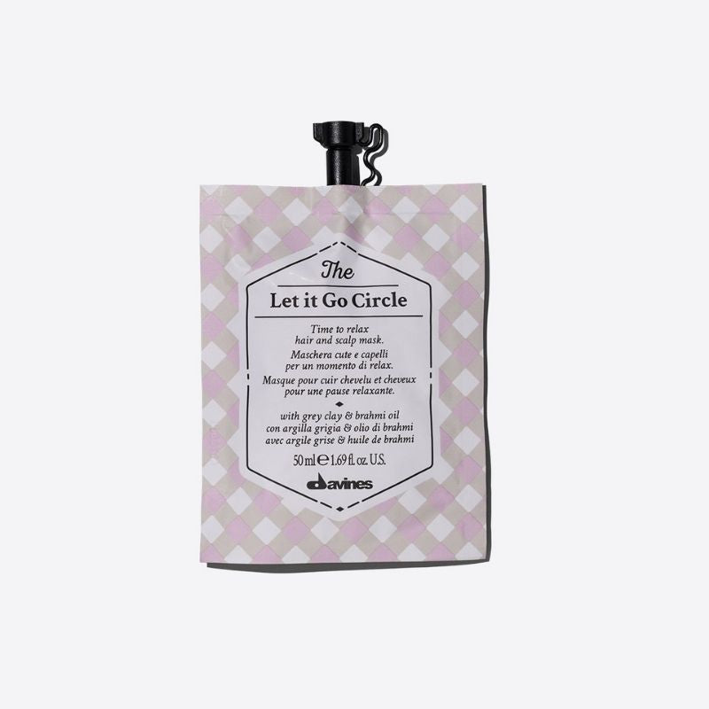 Davines The Let It Go Circle - Hydrating Hair Mask for Dry & Damaged Hair | Vegan & Cruelty-Free | Perfect for Post-Swim, Sun Exposure & Styling Recovery