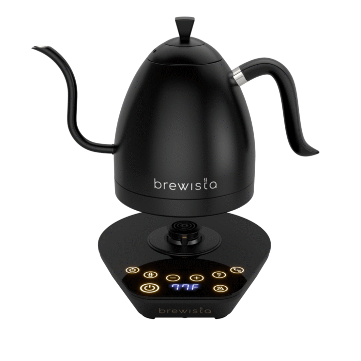 Brewista Artisan Variable Temperature Electric Gooseneck Kettle 1.0L (1200W) - Perfect for Pour Over Coffee, Tea Brewing & Home Barista Use