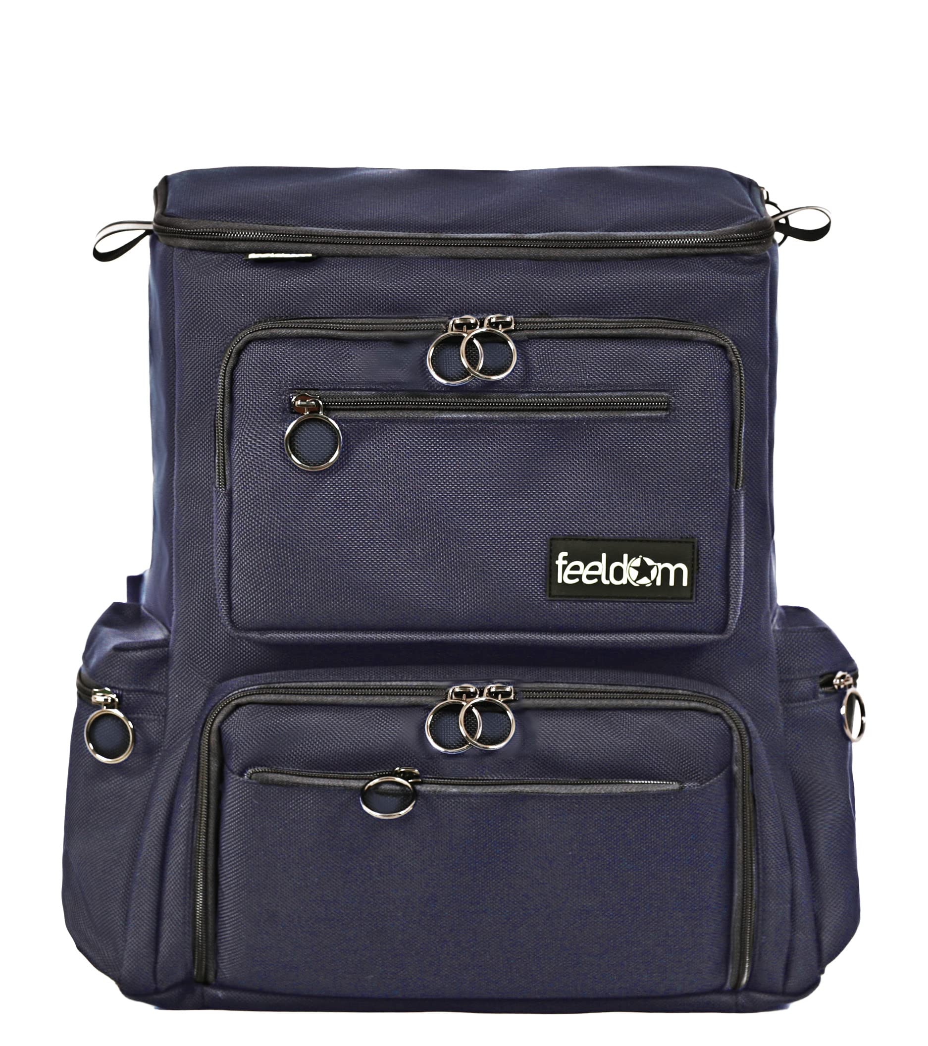 Heavy-Duty 20L Wheelchair Backpack for Mobility Scooters & Electric Wheelchairs - EZ-Access Laptop Bag with Dark Navy/Gray Lining - Perfect for Daily Commute, Travel & Outdoor Activities
