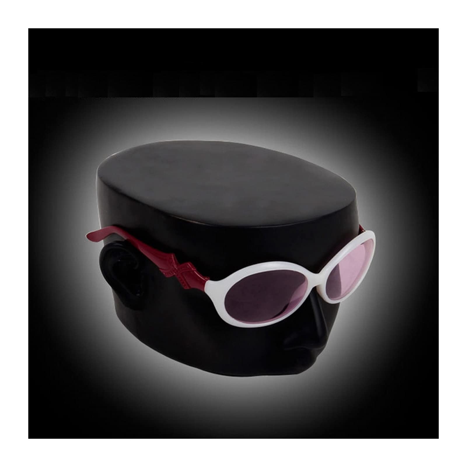 Stylish Resin Glasses Stand & Sunglasses Holder - Premium Jewelry Display for Necklaces, Rings & Pendants - High-Quality Craftsmanship in 4 Colors (Black) - Perfect for Home, Office & Retail Store Organization