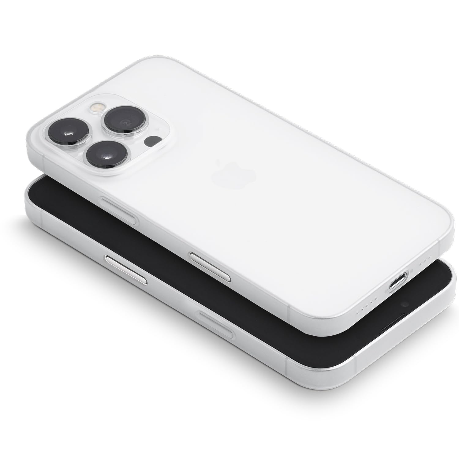 Ultra Thin iPhone 16 Pro Case (2024) - World's Thinnest Minimalist Cover for Apple iPhone 16 Pro | Frosted Clear Protective Shell | Perfect for Everyday Use, Business Meetings & Travel Protection