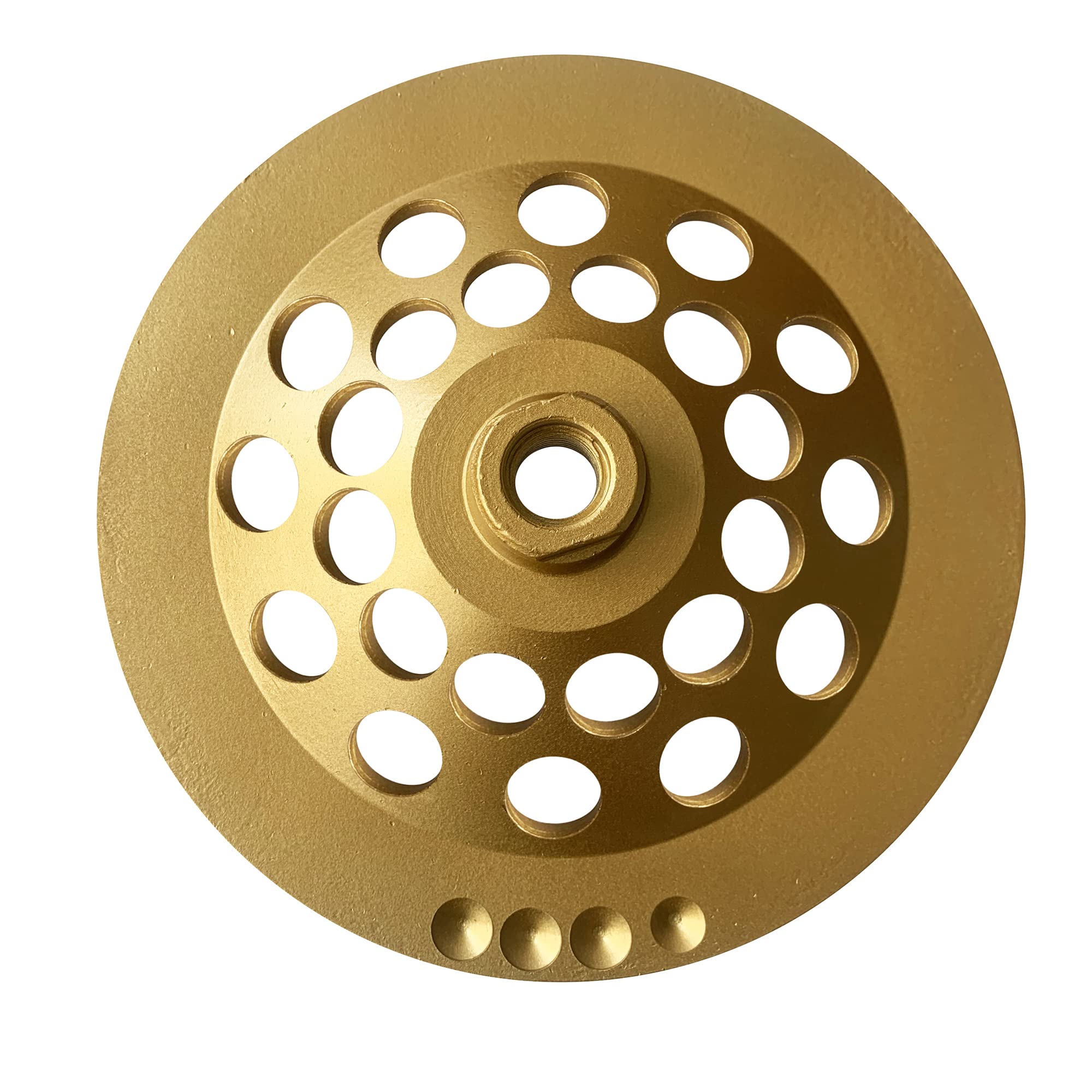 7 Inch 12 Segments Turbo Diamond Grinding Cup Wheel for Angle Grinder - 5/8-11 Thread for Concrete, Masonry, Brick & Stone Floors - Perfect for Surface Preparation, Renovation & Professional Construction Projects