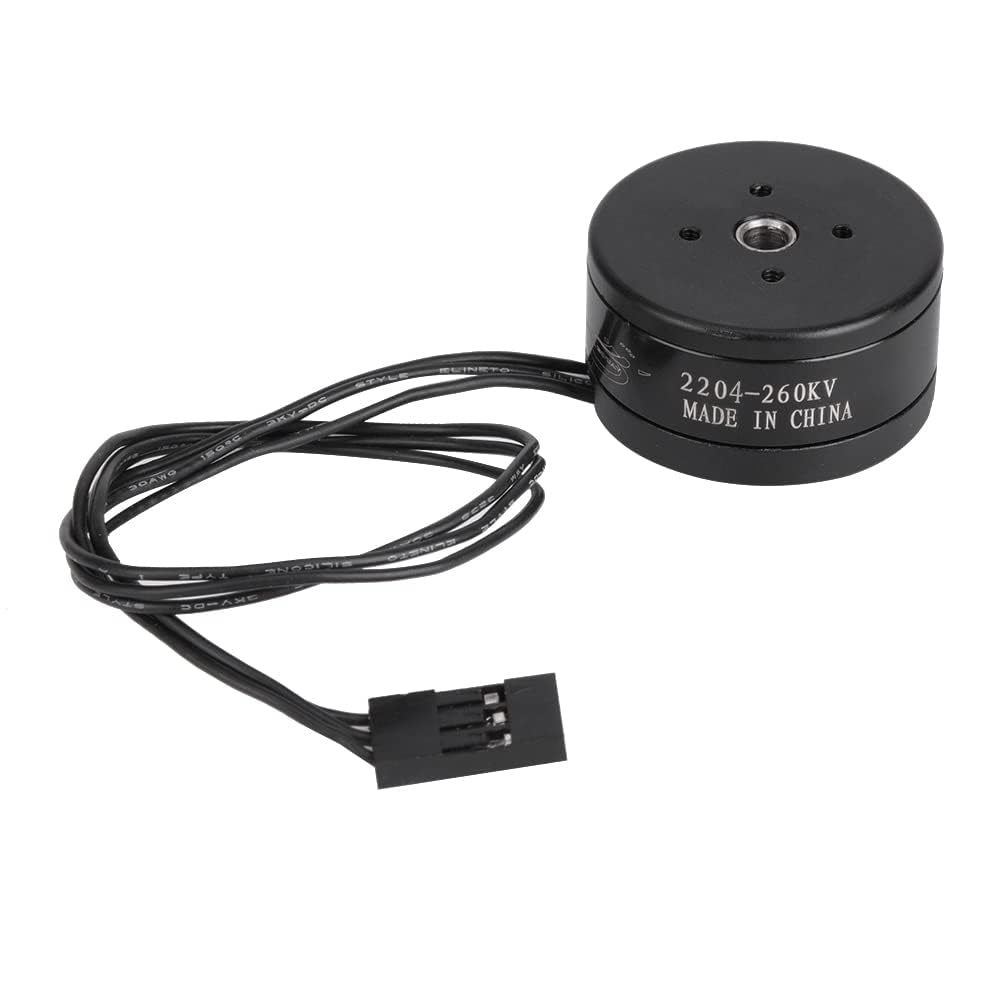2204 260KV Brushless Motor for RC Drones & Camera Gimbals - High Performance 1.3A 80T Drone Motor - Ideal for FPV Racing, Aerial Photography & DIY Drone Projects