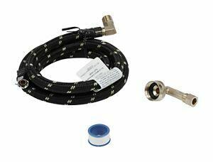Amana W10278636RC Dishwasher Water Line Installation Kit - Black | Easy DIY Installation for Kitchen Appliances | Perfect for Home Renovation & Appliance Upgrades