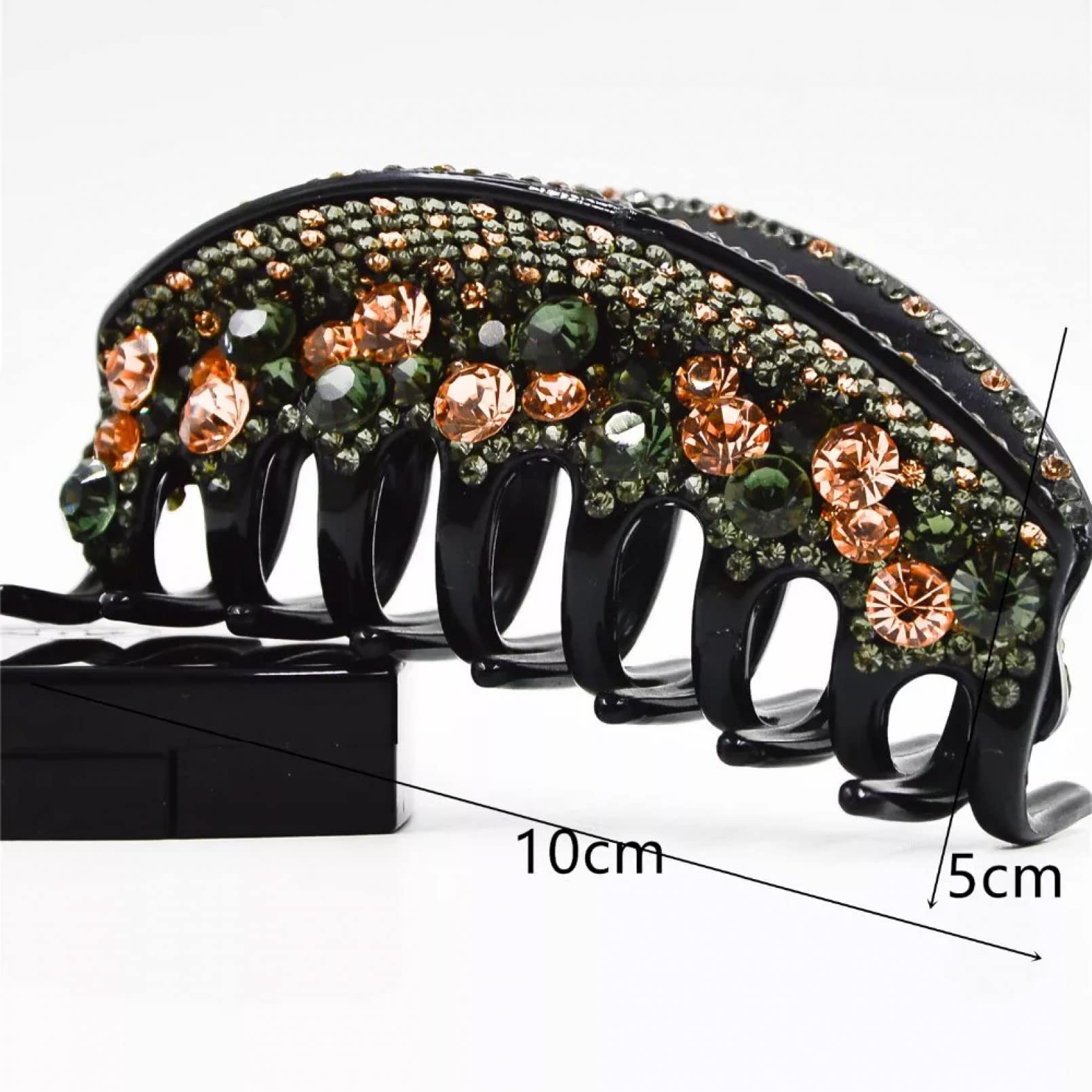 WLLLTYKarten Edition Women's Fashion Large Hair Claw Clip - Full Crystal Hair Accessory for Women, Gift for Her, Perfect for Parties, Weddings & Everyday Use