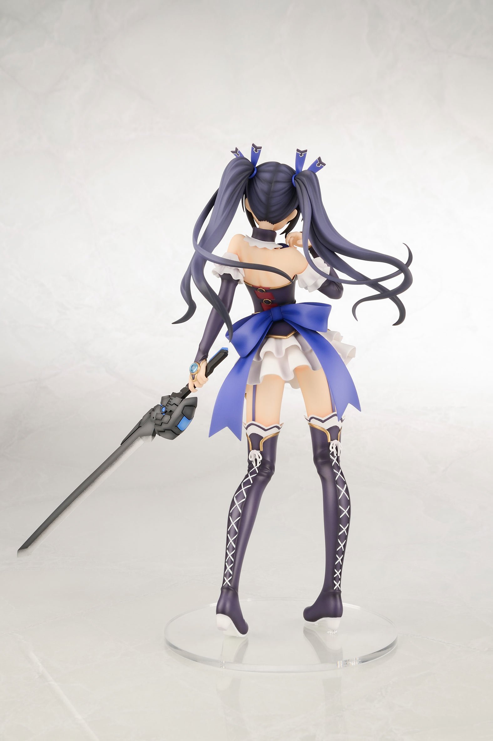 Hyperdimension Neptunia Noir Broccoli PVC Anime Figure 1/8 Scale - Perfect for Anime Collectors & Gaming Room Decor