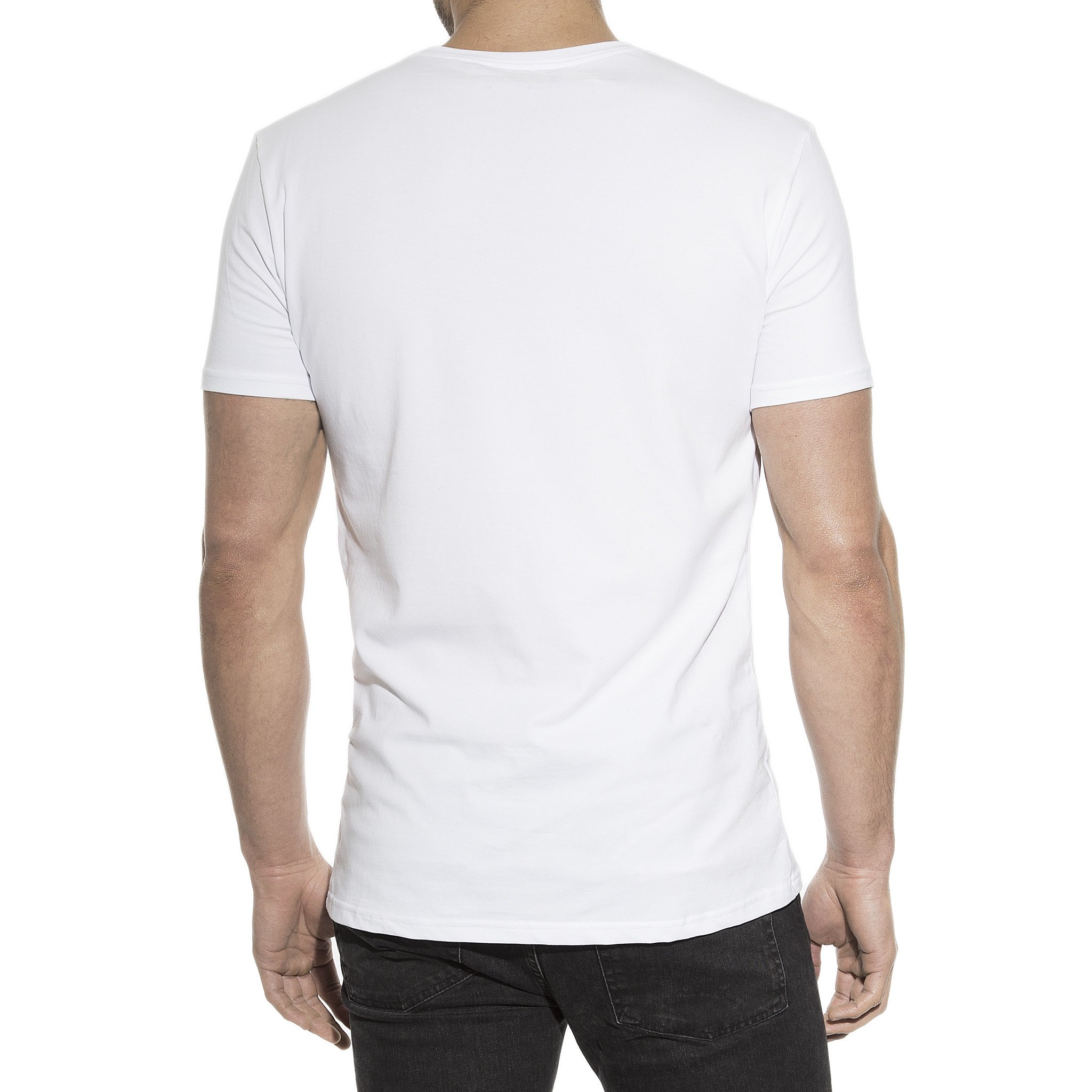 Premium Cotton Crew-Neck T-Shirt for Men - White (Medium) | Soft Breathable Undershirt & Casual Wear | Perfect for Layering, Gym, Office & Everyday Comfort