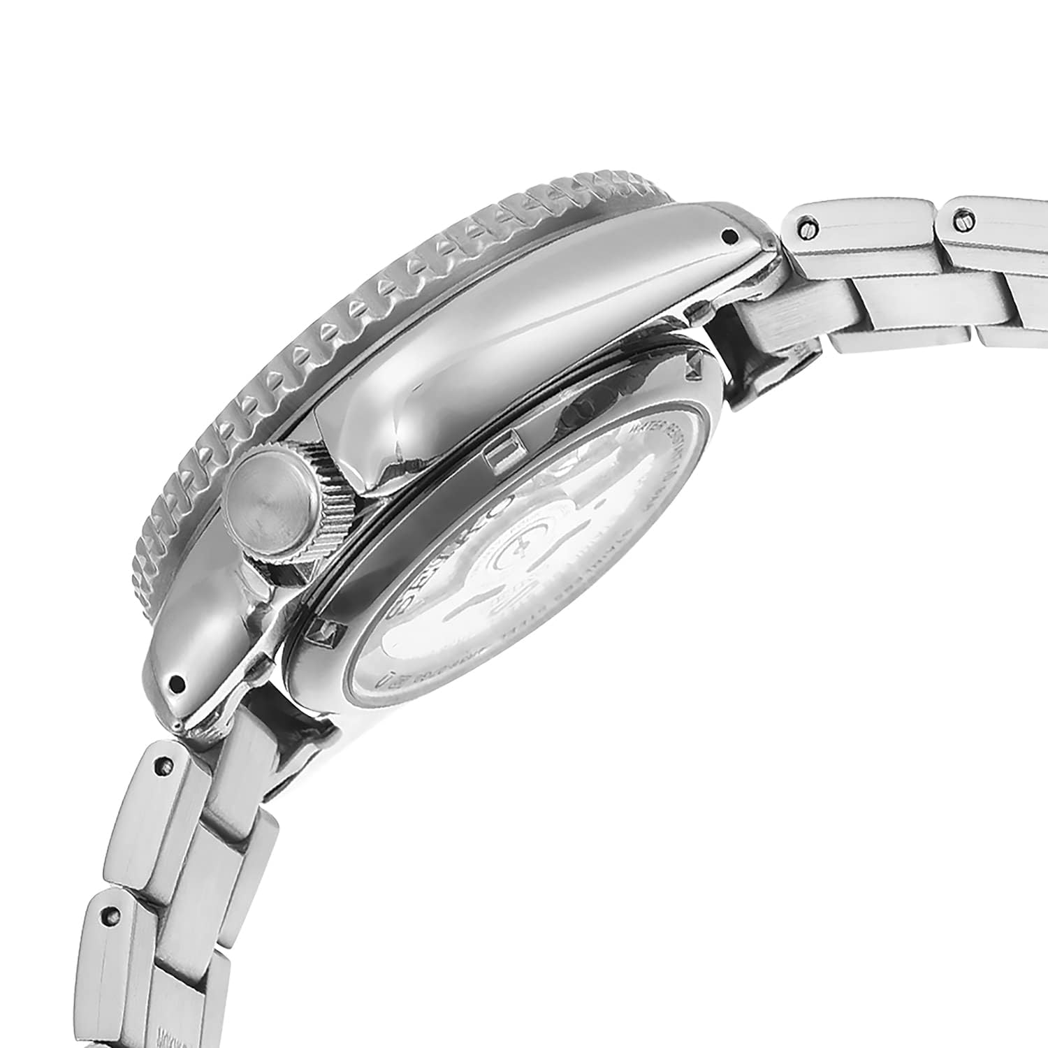 Seiko SRPD63K1 Men's Silver Analog Sports Watch - Durable Stainless Steel Case & Band, Water Resistant for Swimming, Diving & Outdoor Activities