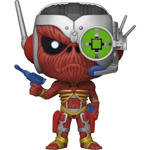 Iron Maiden Eddie Somewhere in Time Pop! Vinyl Figure - Official Band Merchandise Collectible for Fans & Music Lovers - Perfect for Display, Gifts, and Home Decor