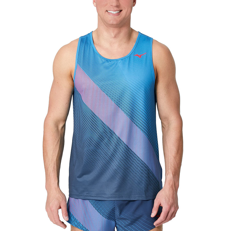 Breathable Men's Running Singlet - Lightweight & Moisture-Wicking Performance Top for Jogging, Marathon & Workouts - Ideal for Summer Training & Outdoor Sports