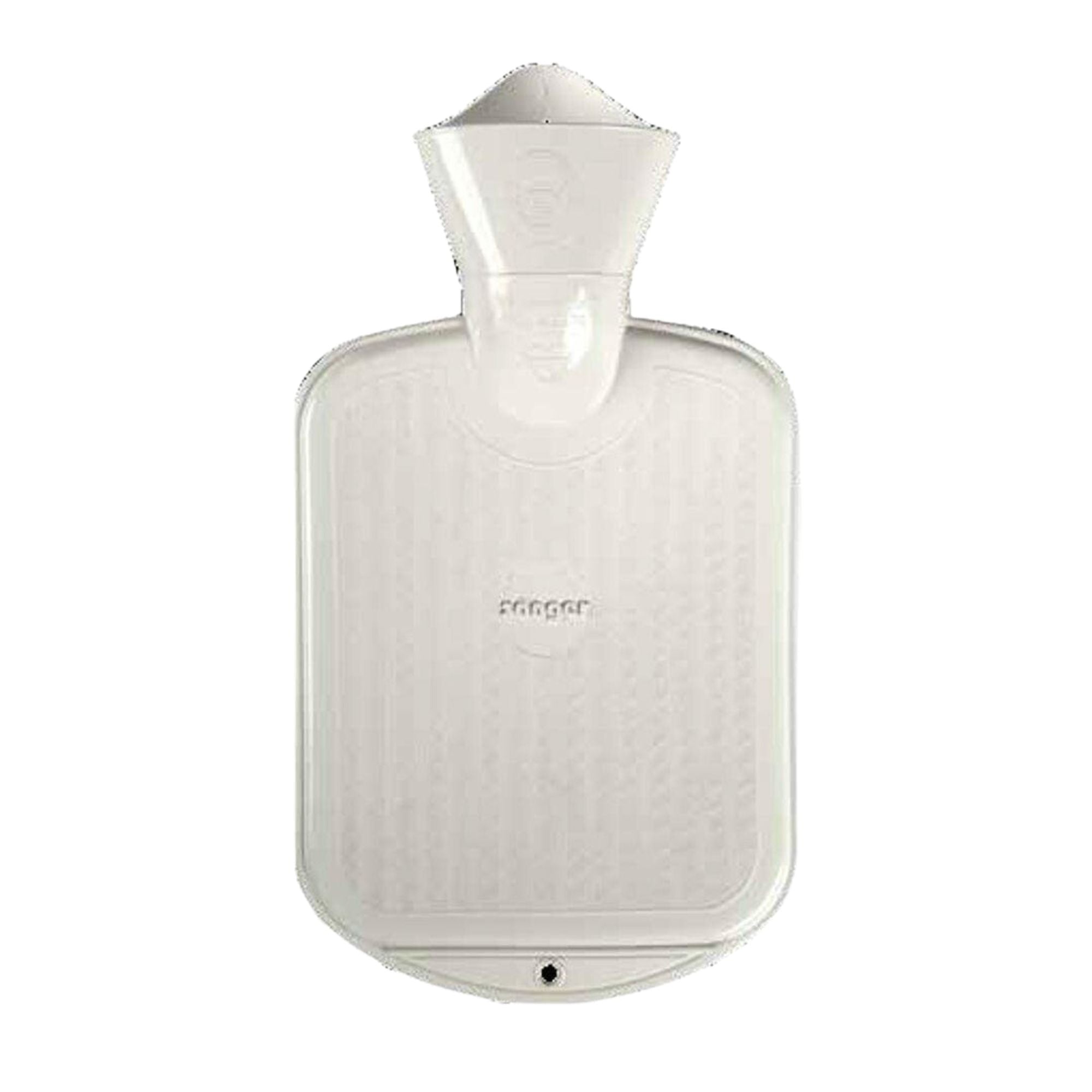 0.8L White Sanger Hot Water Bottle for Pain Relief - Warm & Cozy Heating Pad for Cramps, Back Pain & Winter Warmth - BPA-Free Rubber Hot Water Bag for Bed, Sofa & Travel