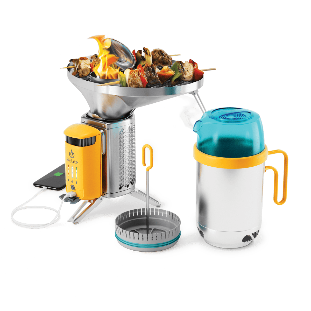 **CampStove Complete Cook Kit - Portable Camping Stove with Pots & Pans for Outdoor Cooking, Hiking & Backpacking | Perfect for Camping Trips, Picnics & Emergency Preparedness**