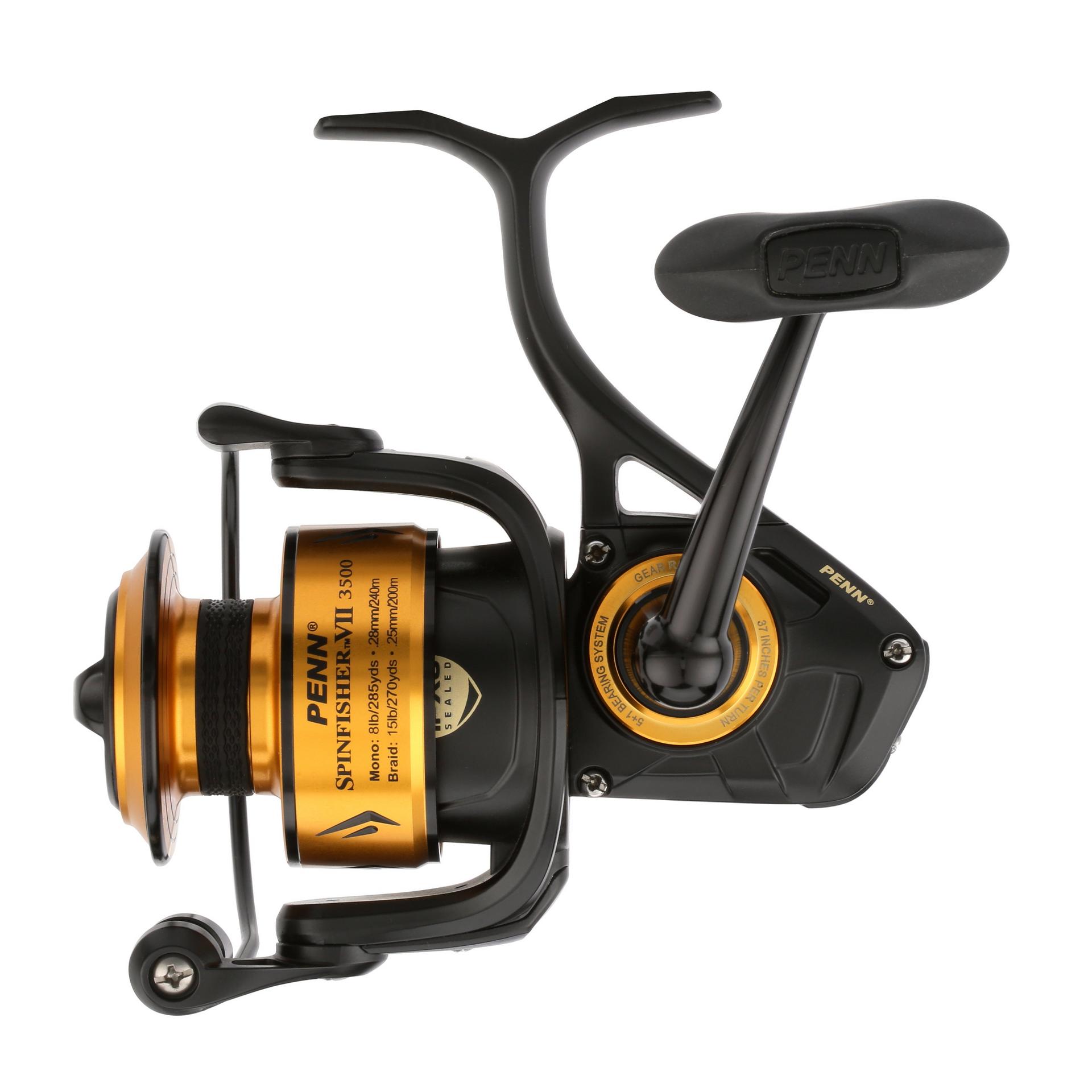 Penn Spinfisher VII Spinning Fishing Reel - Saltwater & Freshwater Resistant, Smooth Drag System - Perfect for Surf Fishing, Pier Fishing & Offshore Angling