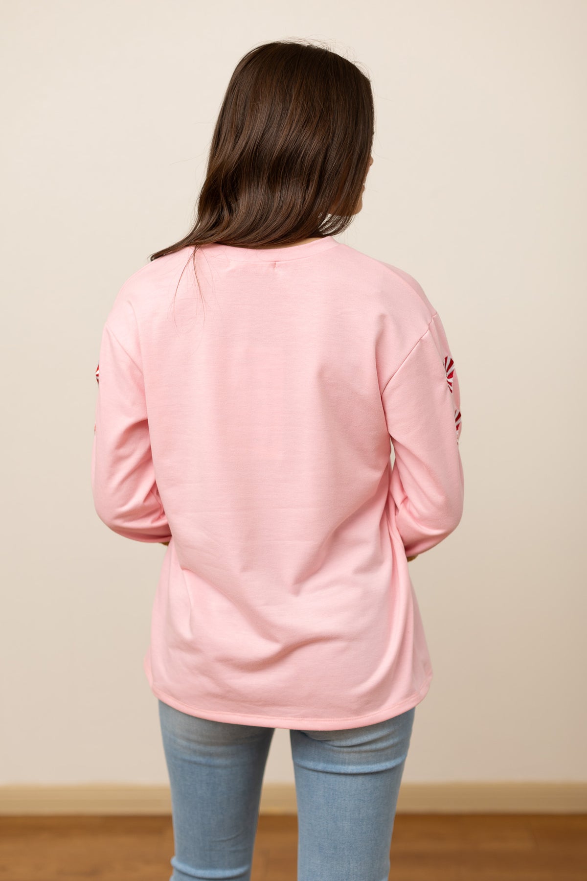 Feelin Festive Pink Sweater for Women - Cozy Christmas Holiday Pullover - Perfect for Xmas Party, Winter Outfits & Casual Wear