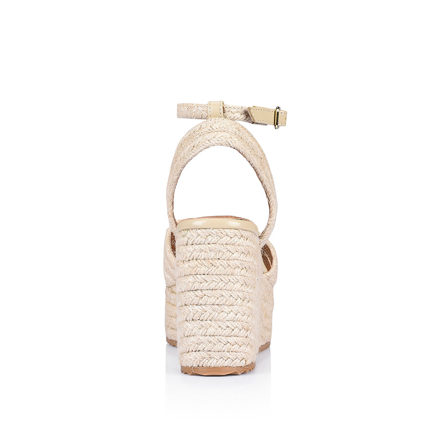 Callie Rope Wedges - Natural Rope Sandals for Women | Comfortable Summer Beach Shoes | Perfect for Outdoor, Vacation, and Casual Wear