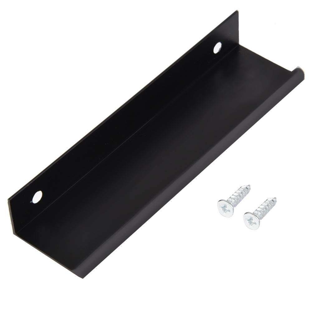 Ymiko Modern Stylish Black Zinc Alloy Kitchen Cabinet Handles - Contemporary Drawer Pulls for Closet & Furniture (Small Size) - Perfect for Home Renovation & DIY Cabinet Upgrades