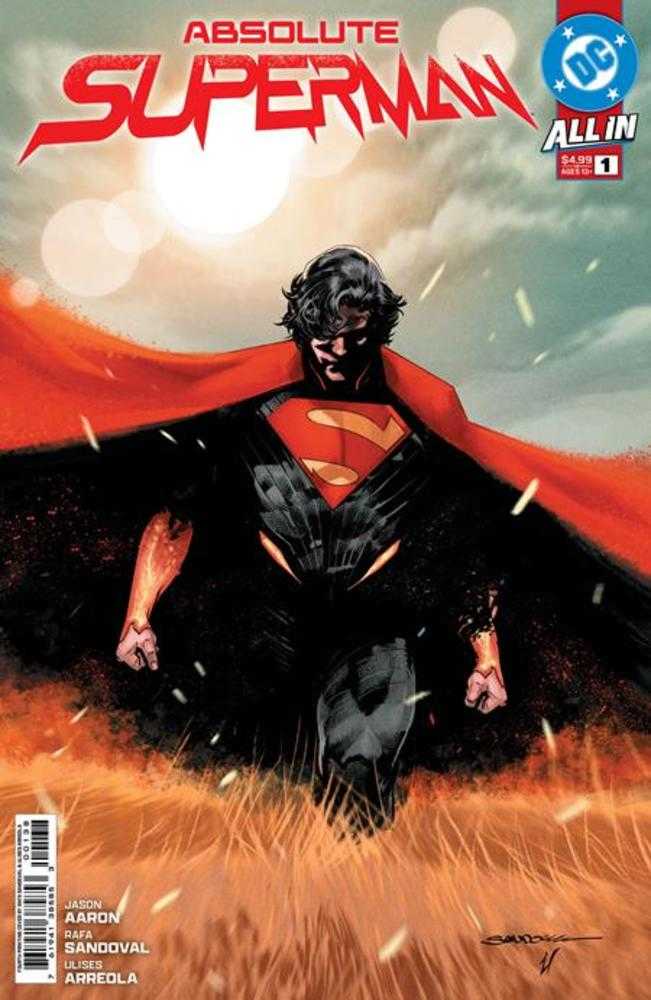 Absolute Superman #1 4th Print Cover A by Rafa Sandoval - Rare Comic Book Collectible for DC Fans & Superhero Enthusiasts - Perfect for Display, Gifts, and Comic Collections