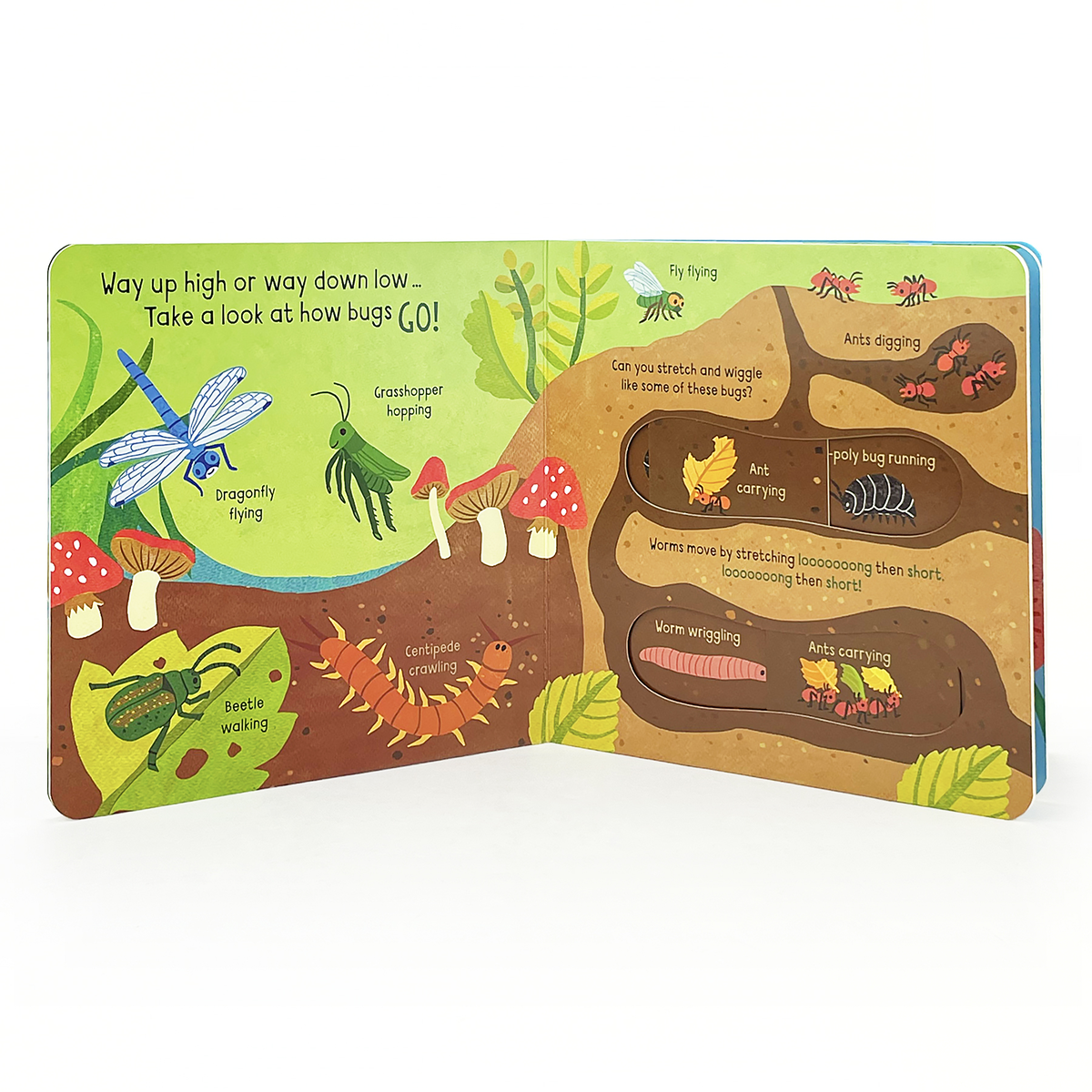 Interactive Bugs Board Book for Toddlers - Fun & Educational Bug-Themed Learning Activity for Kids, Perfect for Early Childhood Development & Playtime