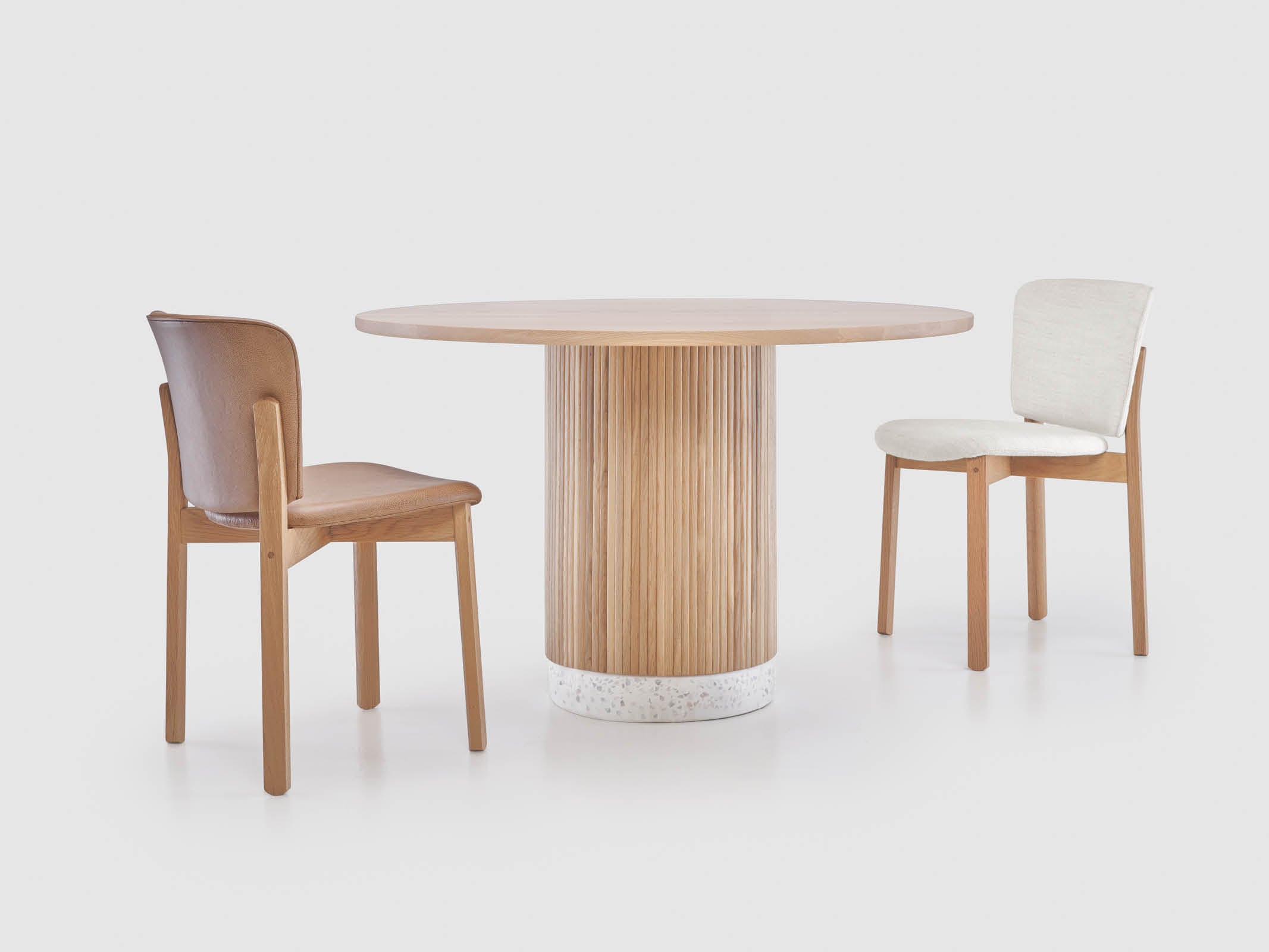 Pinta Modern Dining Chair - Mid Century Wooden Kitchen Chair with Upholstered Seat - Perfect for Dining Room, Kitchen, and Breakfast Nook