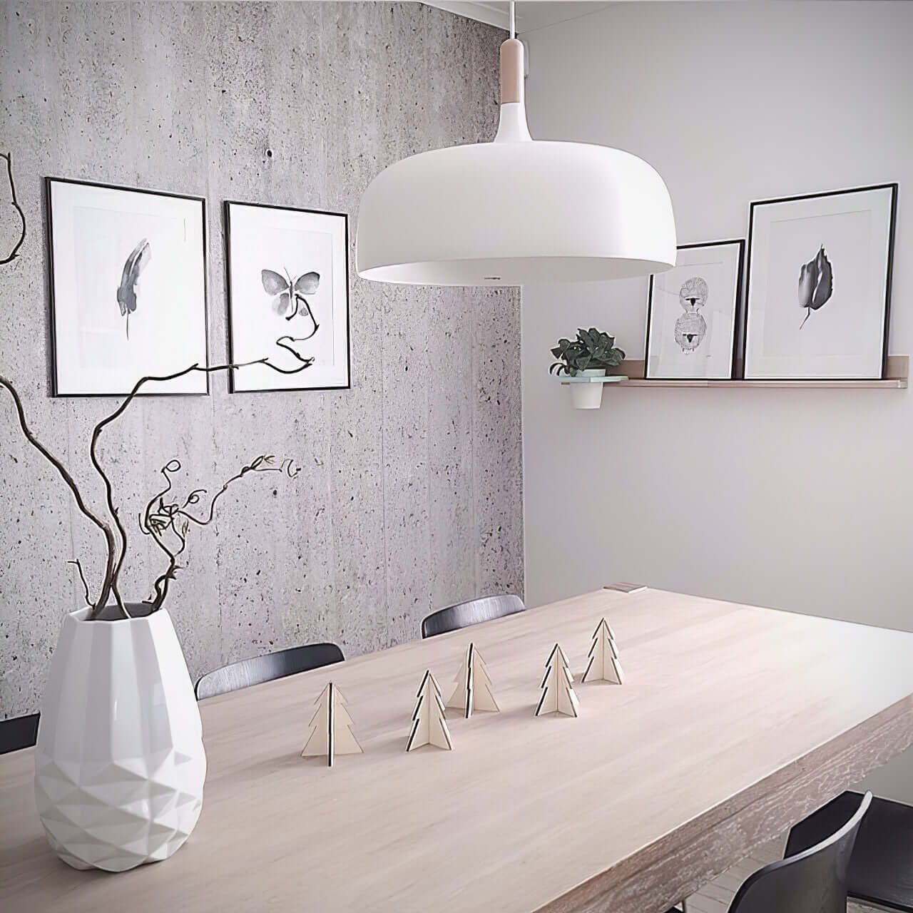 Stylish Acorn Pendant Light Fixture - Modern Hanging Ceiling Lamp for Kitchen Island, Dining Room & Bedroom Decor