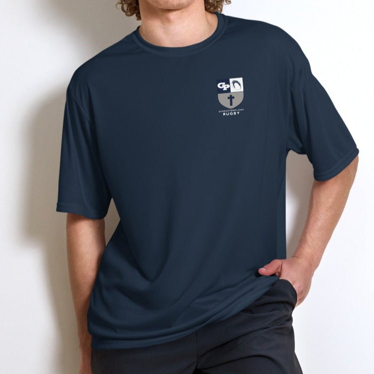 Georgetown Prep Rugby Performance T-Shirt - Breathable & Moisture-Wicking for Training & Games - Perfect for Rugby Practice, Matches & Team Spirit