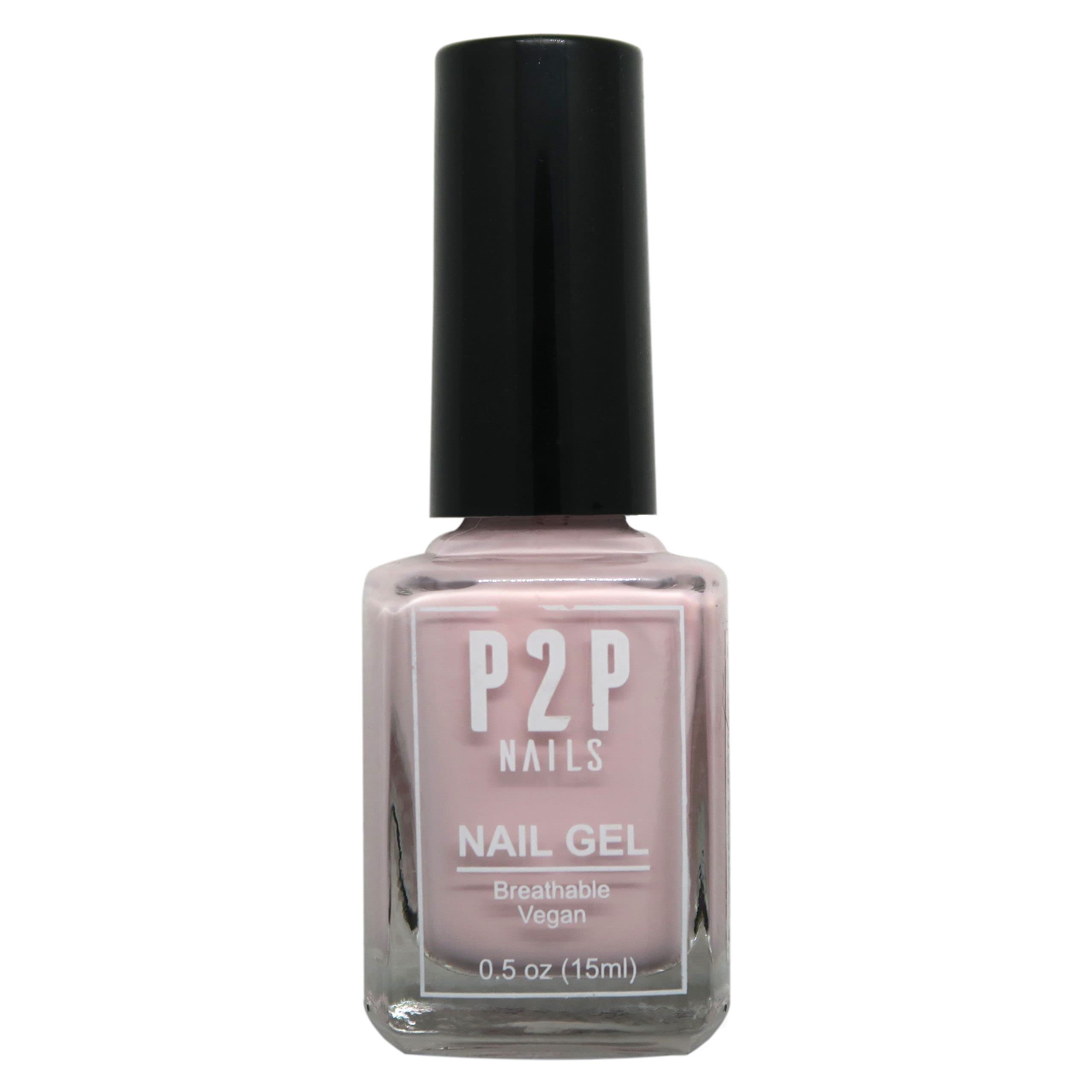 Vegan Nail Gel Polish - Natural Shine, Scratch-Free, Quick Dry Gel Polish with Smooth Texture in Vibrant Colors (Cotton Candy) - Perfect for Manicures, Pedicures & Nail Art at Home or Salon
