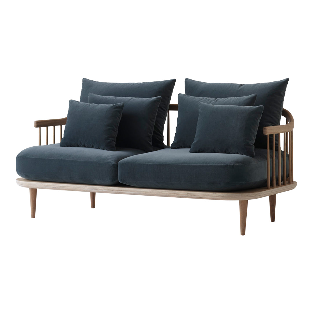 FLY SC2 2-Seater Sofa - Modern Loveseat for Small Spaces | Perfect for Living Room, Apartment & Office Waiting Area