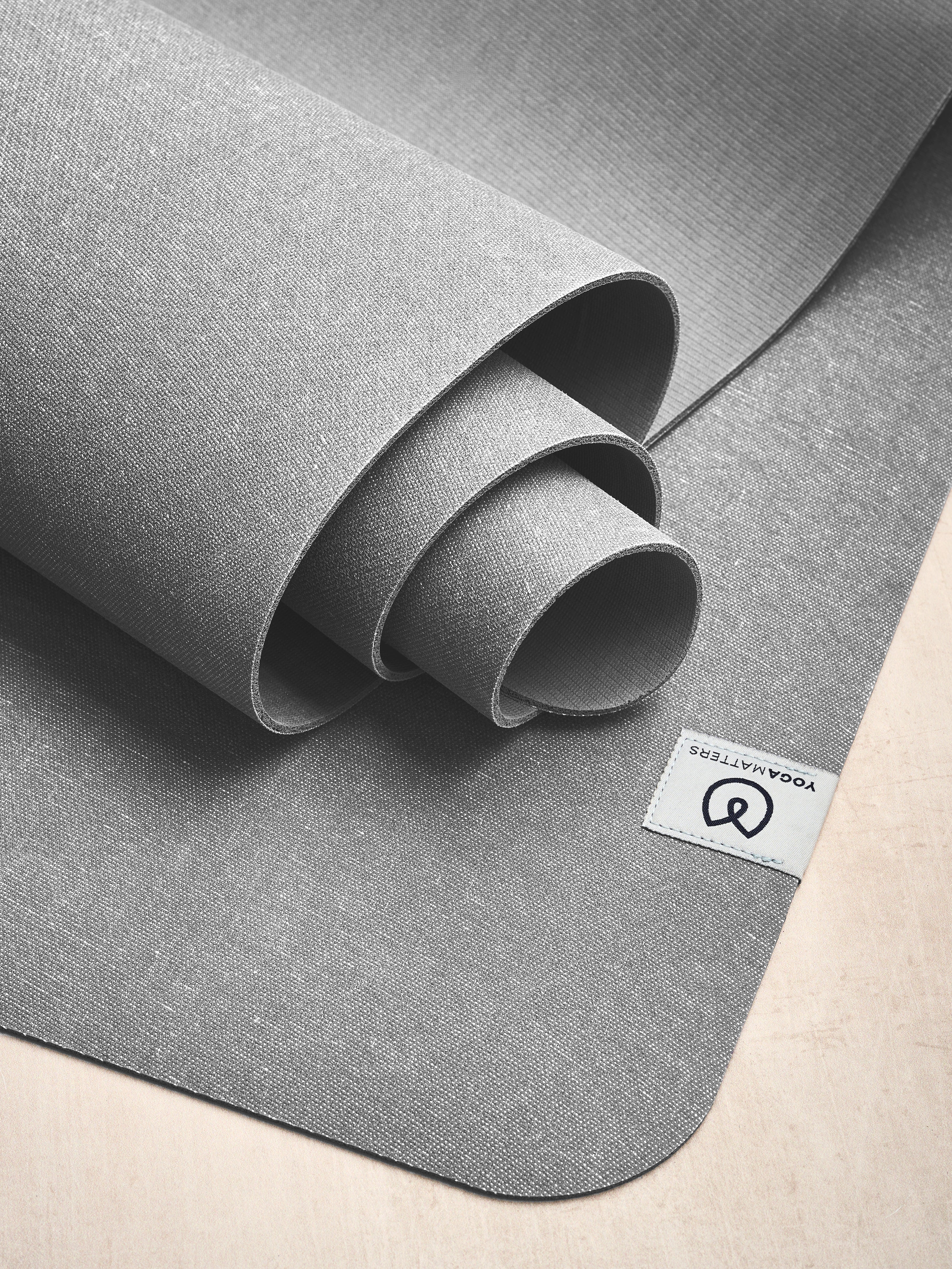 Eco-Friendly Yoga Mat Set of 6 - Non-Slip, Extra Thick & Sustainable for Home, Studio & Travel - Yogamatters Eco Rise Yoga Mats for Hot Yoga, Pilates & Meditation